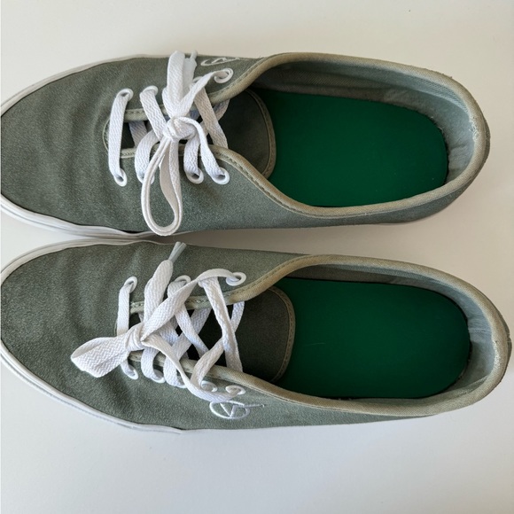 Vans green suede shoes - 10 - Picture 4 of 7